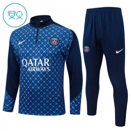 Paris Saint-Germain Børn Blå Trænings Sweatshirt Kvart-Zip 2025-26
